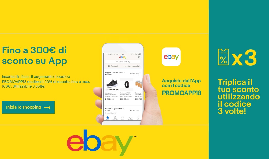 Coupon ebay su tutto